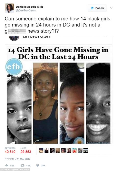 The Truth About The Missing Black Girls Who Vanished In DC Daily Mail