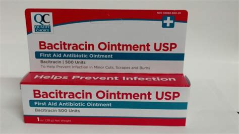 Quality Choice Bacitracin Ointment Usp First Aid Antibiotic Ointment 1