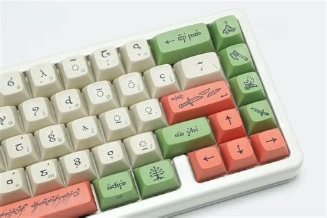 Drop Has Released The Lord Of The Rings Mt3 Elvish Keycap Set For All