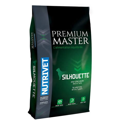 2x15kg Nutrivet Premium Master Silhouette Droog Hondenvoer Aanbieding