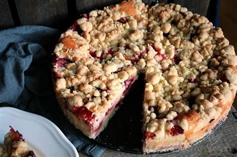 Saftiger Obst Streusel Kuchen Blueberry Vegan