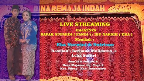 LIVE STREAMING SANDIWARA BINA REMAJA INDAH 6 JULI 2018 EDISI MALAM