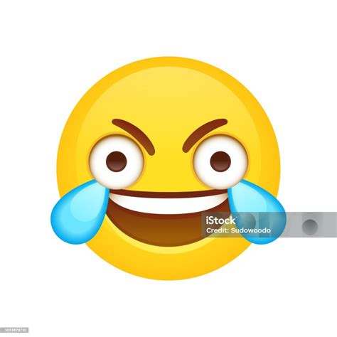 Vetores De Olho Aberto Chorando De Rir Emoji E Mais Imagens De Meme