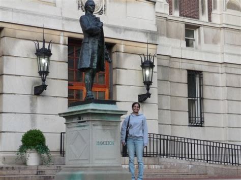 Hamilton Statue at Columbia University – It's Hamiltime!