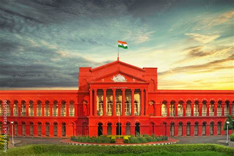 High Court Of Karnataka Bangalore India Stock Photo Adobe Stock