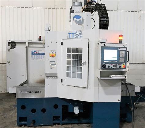 Used Tt Milltronics Axis Twin Table Bridge Type Cnc Vertical