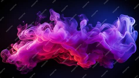 Premium AI Image | purple smoke background