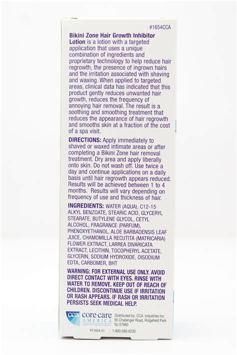 Bikini Zone Hair Growth Inhibitor Sensitive Formula Fl Oz