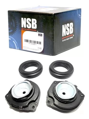 Kit 2 Bases Amortiguador Delantero Nissan Tiida 2007 2018 Envío gratis