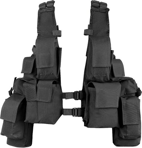 Mfh South African Assault Vest Black Amazon Co Uk Sports Outdoors