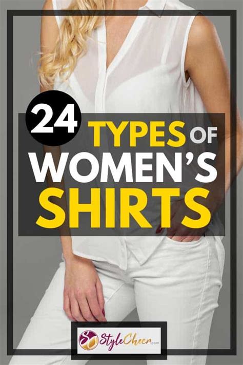 24 Types Of Women S Shirts