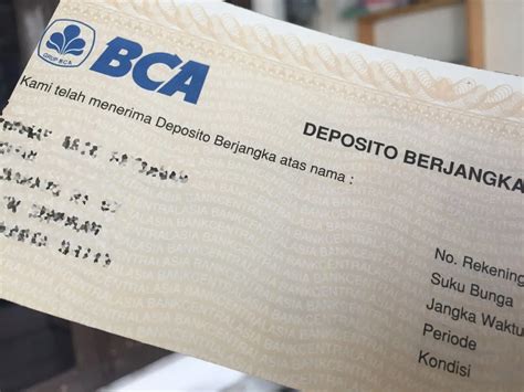 Bunga Deposito BCA Terbaru 2023 Syarat Dan Keuntungan