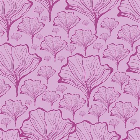 Premium Vector Doodle Floral Seamless Pattern In Trendy Colors