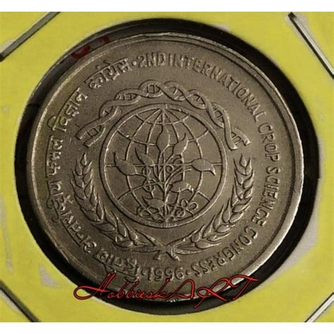 5 Rupees Extremely Rare First Strike Coin Of 2nd International Crop