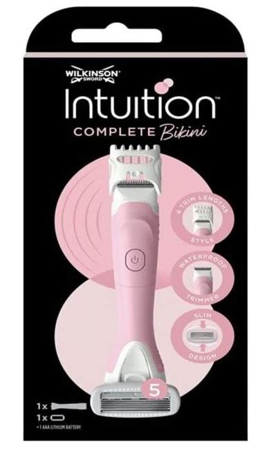 WILKINSON Wilkinson Sword Intuition Complete Bikini holící stojek zastřihovač ks Top