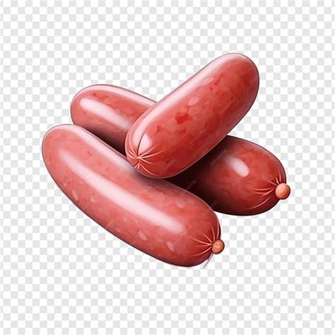 Premium Psd Bologna Sausage Isolated On Transparent Background