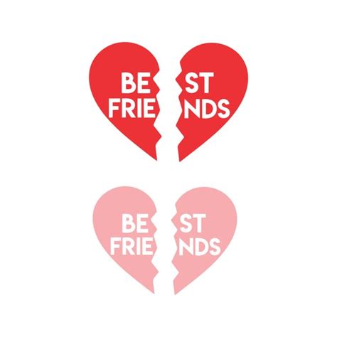 Best Friend Heart Etsy