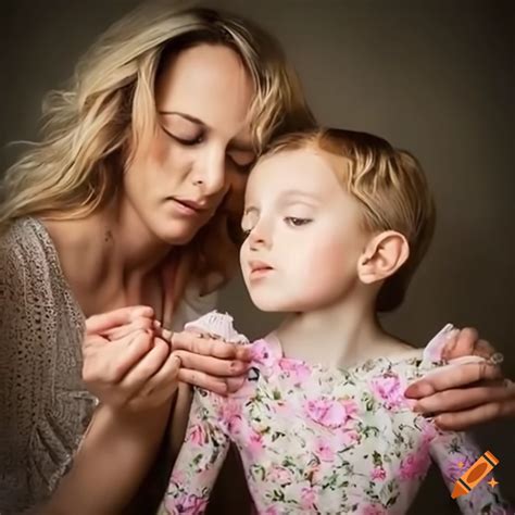 Mother Putting Her Son To Sleep In A Floral Bodysuit On Craiyon