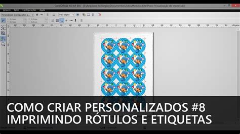 Como Criar Personalizados Imprimindo R Tulos E Etiquetas Youtube