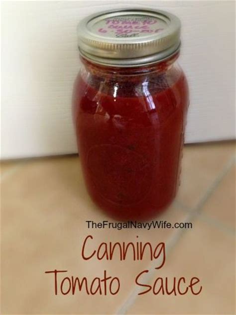 Canning Tomato Sauce | Recipe | Canning tomatoes, Canning recipes ...