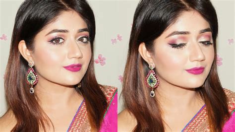 Festive Plum And Gold Makeup Tutorial With Nykaa Corallista Youtube