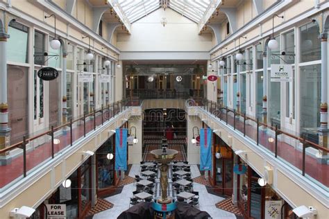 Old Shopping Mall (adelaide Arcade) in Adelaide - Australia Stock Image ...