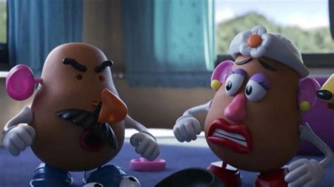 The replica of the toy Mr. Potato in the animated film Toy Story 4 ...