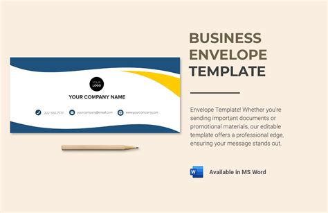 Free Editable Envelope Templates in Word to Download