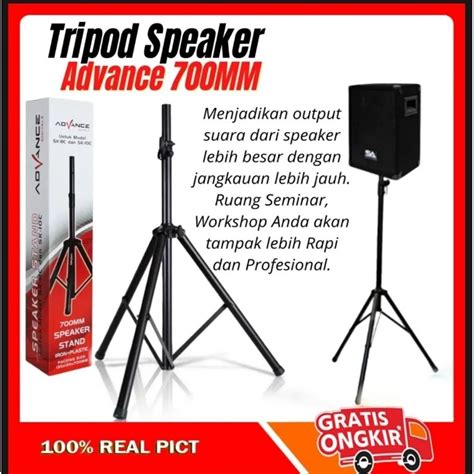 Jual Advance Stand Speaker Tripod Speaker Aktif Full Besi Berdiri