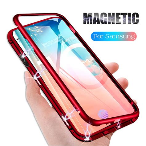 Luxury Adsorption Magnet Flip Case For Samsung Galaxy S10 Plus S10E S9