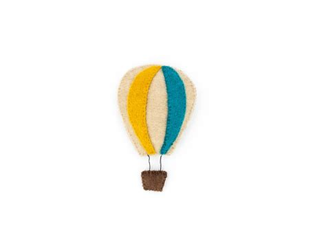 Handmade Felt Hot Air Balloon Felt And Yarn