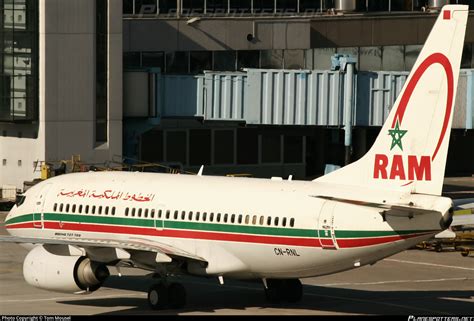 CN RNL Royal Air Maroc Boeing 737 7B6 WL Photo By Tom Mousel ID