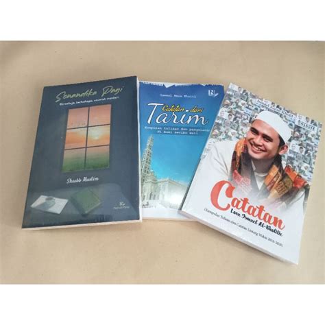 Jual Paket 3 Buku Senandika Pagi Catatan Dari Tarim Shopee Indonesia