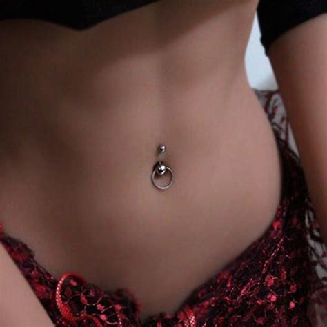 Piercing Ombligo Acero Inoxidable De Mm Con Aro Argolla Meses Sin