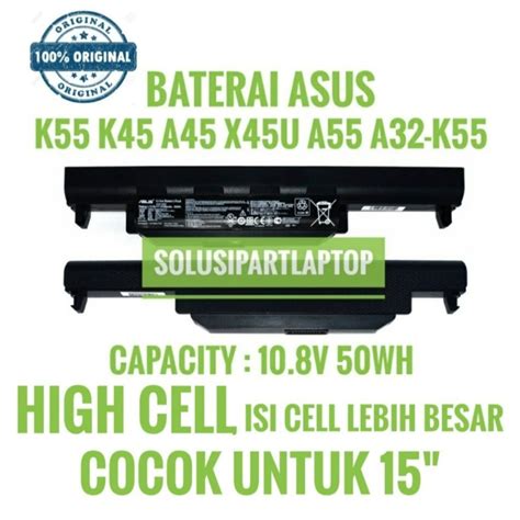 Jual Baterai Laptop Asus X C X A X U X K A K Ori High