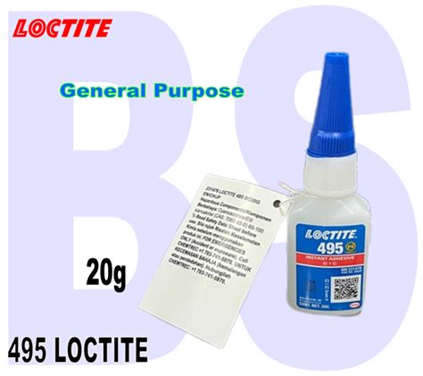 Loctite 495 Instant Adhesive 20g General Purpose Fast Bonding