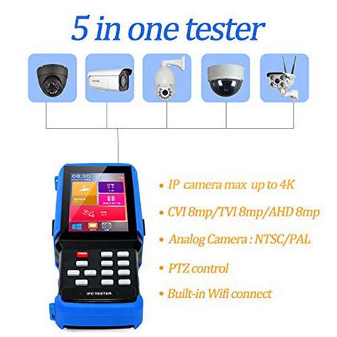 Getuscart Inch Portable Cctv Tester Up To K Mp H Camera Support