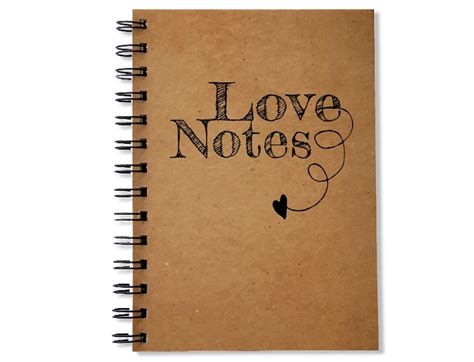 Journal Love Notes Journal Notebook 5 X 7 Journal Love Etsy