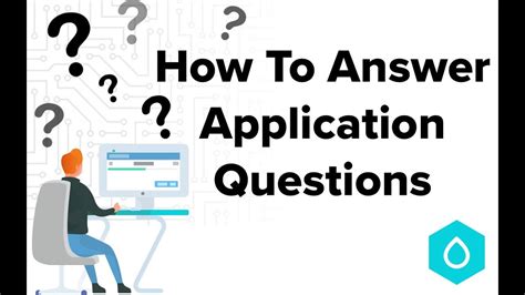 How To Answer Application Questions YouTube