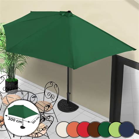 MIADOMODO Sombrilla de Terraza 300x150cm Protección Solar UV30