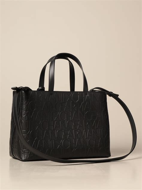 Armani Exchange Tote Bags For Women Black Armani Exchange Tote