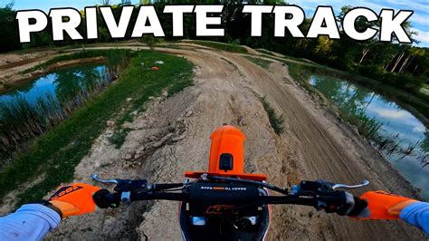 Private Backyard Motocross Track Youtube