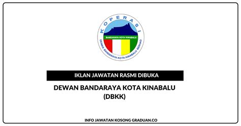 Permohonan Jawatan Kosong Dewan Bandaraya Kota Kinabalu Dbkk • Portal