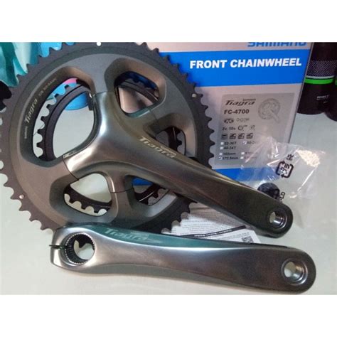 SHIMANO TIAGRA FC 4700 Road Crankset 2aX 10 Speed SORA FC R3000 2X 50