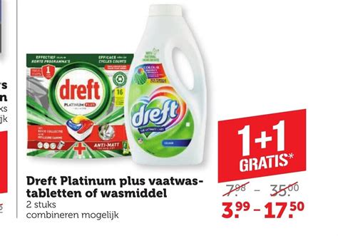 Dreft Platinum Plus Vaatwas Tabletten Of Wasmiddel 2 Stuks Combineren