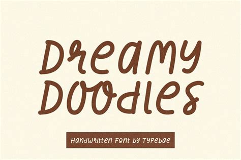 Dreamy Doodles - Playful Font - Design Cuts