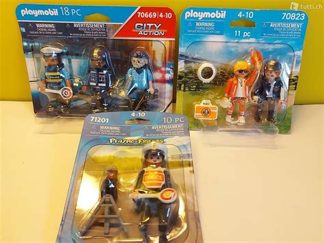 PLAYMOBIL Figurenset Polizei 70669 71201 70823 NEU Im Kanton St