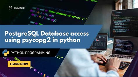 PostgreSQL Database Access Using Psycopg2 In Python Abdul Wahab Junaid