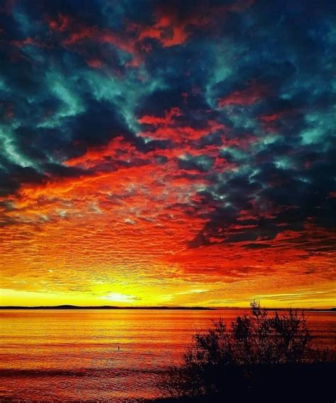 Amazing sunset on a beach in Normandy, France : SkyPorn