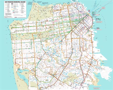 san francisco map toursmapscom